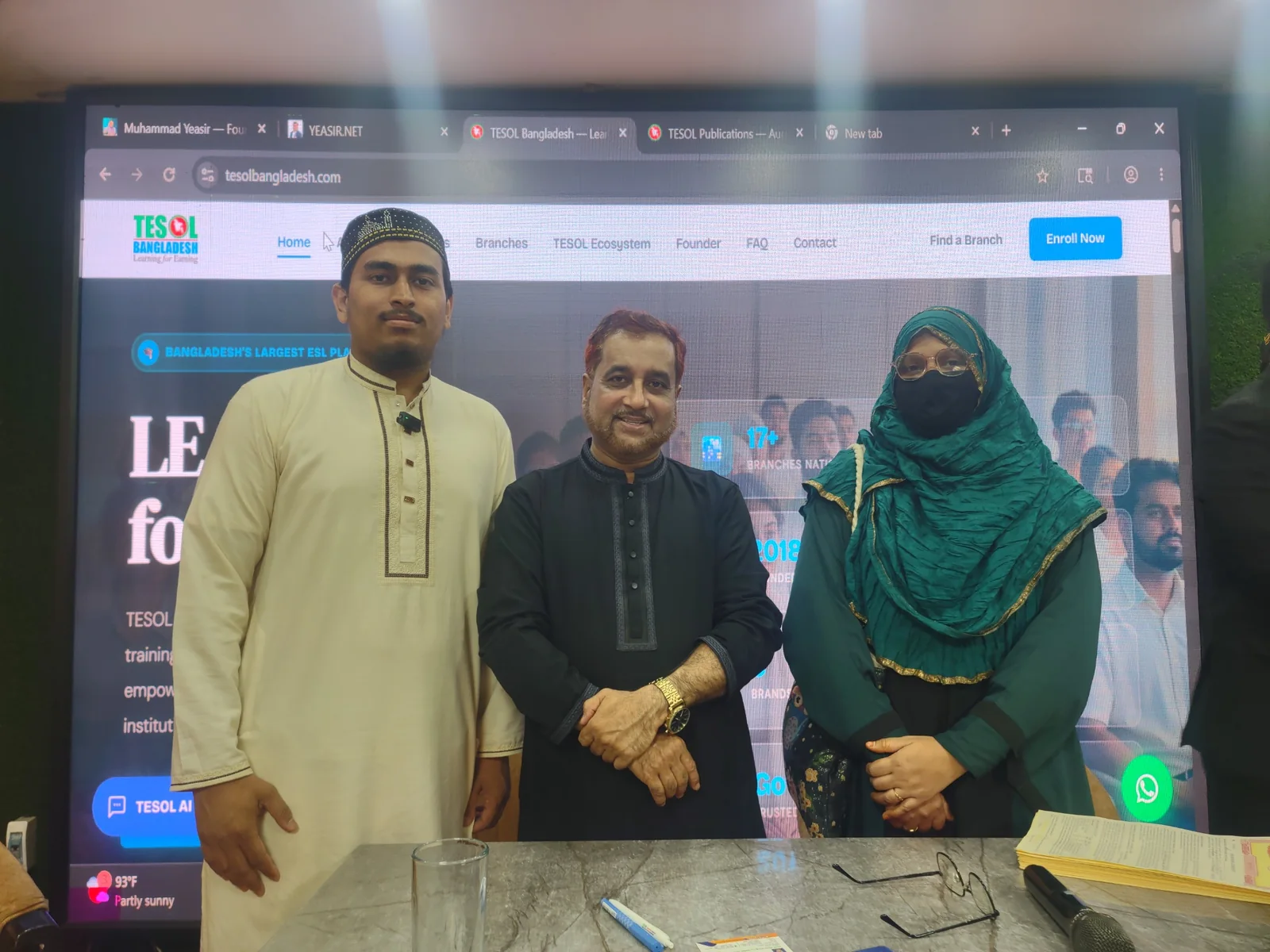 Education meeting at TESOL Bangladesh